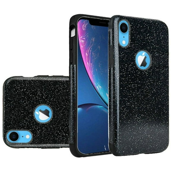For Apple Iphone Xr Premium Series Light Thin Non-slip Tpu Case - Glitter Black