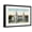 Black Frame, variant on Art.com Worcester, Massachusetts - Exterior View of Union Station Art Print by Lantern Press, White Frame Wall Art, 29" x 21"