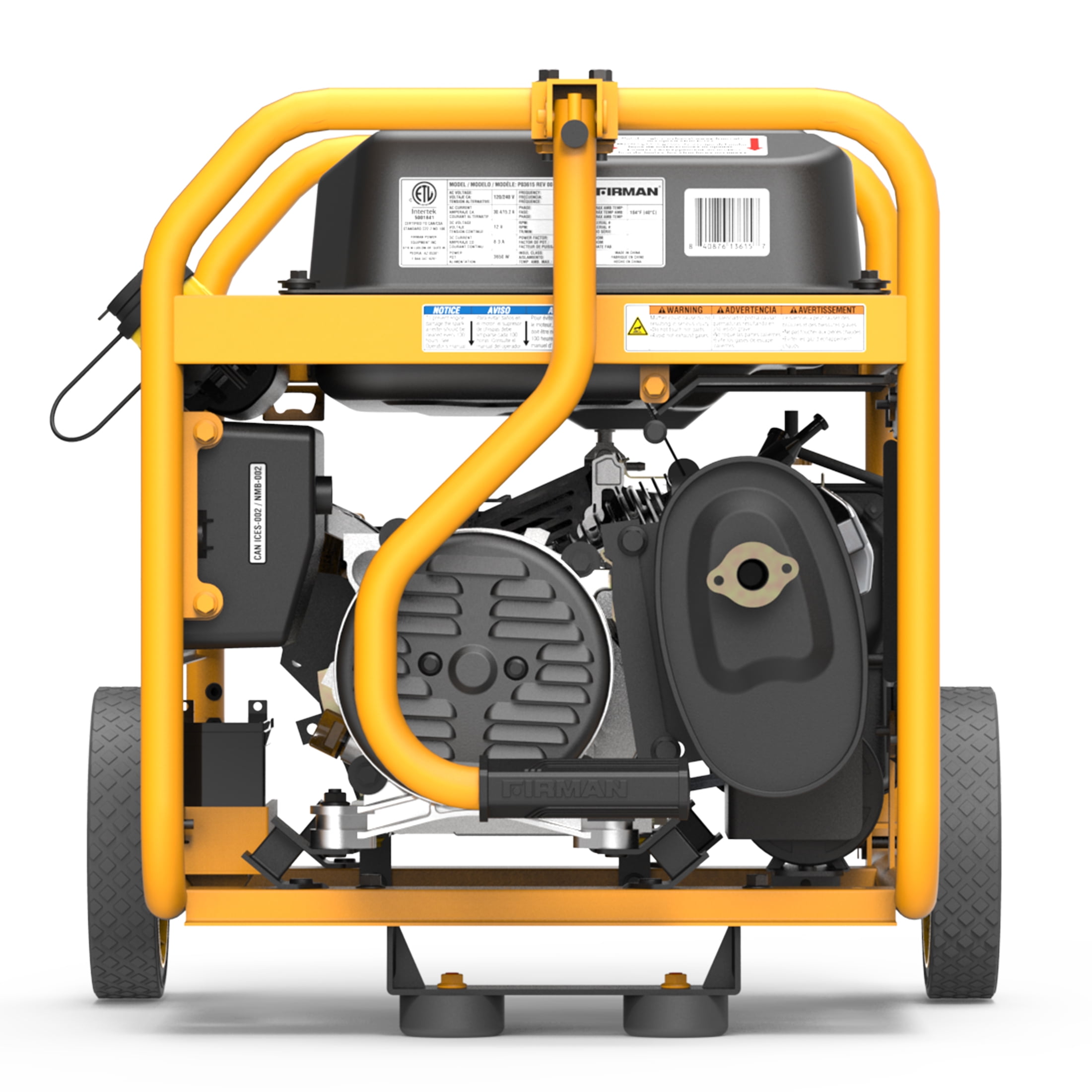 Firman P 4550 3650 Watt 30a 1 240v Remote Gas Portable Generator Carb Walmart Com