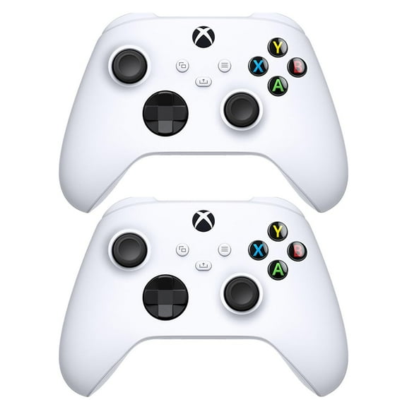 Microsoft QAS-00007 Wireless Controller Robot in White 2 Pack