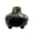 Green, variant on Glossy Obsidian Round Palo Santo Holder-3-Legged Ceramic Incense Burner with Ash Catcher, Wabi-Sabi Style Palo Santo Holder Stick Holder for Smudging, Meditation & Rustic Home Decor A3