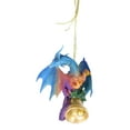 thumbnail image 5 of Holiday Festive Spirit Jingle Bells Rainbow Dragon Christmas Hanging Ornament, 5 of 6