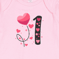 thumbnail image 3 of Inktastic Valentine's Day First Birthday Baby Romper Coveralls, 3 of 4