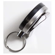 HELIOS Retractable Key Chain with 29 (73.7 cm) Steel Cable | 1½ (3.8 cm) Diameter | Reliable Belt Clip | Modern Key Management Solution