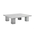 thumbnail image 2 of Ella Square Coffee Table Large In Light Gray Concrete, 2 of 4