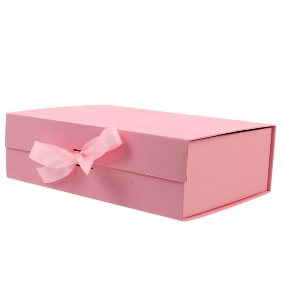 COSMOBETTY 1Pack Fashionable Pink Bow-knot present Box for Wedding Favors and Party Supplies