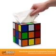thumbnail image 4 of Funda para caja de pañuelos GetDigital, diseño de cubo mágico de plástico, para forma cuadrada, 4 of 7
