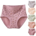 thumbnail image 6 of Paiwinds Women‘s Lace Trimmed High Waist Cotton Brief - Floral Print & Breathable Design, Feminine Style for Daily Wear or Comfortable Sleep, 6 of 7
