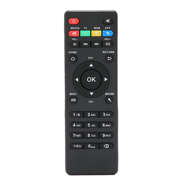 Control Remoto De Decodificador, Controlador De Caja De Televisión Resistente Al Desgaste, Compatibilidad De Tamaño Portátil De Larga Vida útil Para Q8 Para MXV Para Q7 EOTVIA No