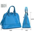 thumbnail image 3 of Dasein Patent Dome Zip Around Flat Bottom Fashion Hand Bag, 3 of 3
