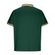 thumbnail image 3 of Camisa Elvqul para Hombre Manga Corta Casuales Verde Botones con Estampado de Rayas Solapa, 3 of 4