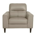thumbnail image 3 of Lexicon Lewes Leather Match Chair in Latte, 3 of 7