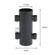thumbnail image 2 of WASHWEPE 2Ud Fijador Negro Para De Toldos Y Tiendas Con Agujeros Para Instalación Fácil, 2 of 8