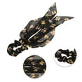 thumbnail image 3 of Unique Bargains 1 Pc Fashion Butterfly Pattern Hair Scrunchies Hair Ties Black, 3 of 5