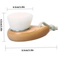 thumbnail image 2 of Cepillo facial manual TUNC de madera suave para limpieza profunda, 2 of 4