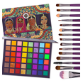 thumbnail image 1 of Maquillaje Kit Paleta De Sombras Originales Con 15 Pinceles Xtellar multicolor, 1 of 3