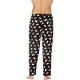 thumbnail image 2 of Pantalon de Pyjama Imprimé Cochon, Noir, Grand, 2 of 5