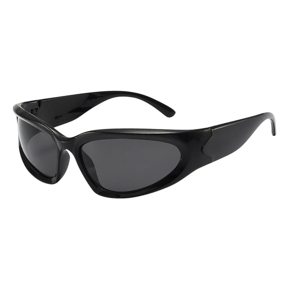 Wutalume Trendy Fashion Sunglasses for Men and Women, Party Decoration Glasses with UV Protection, Fun and Stylish Eyewear for Festivals, Events, and Daily Fashion Statement,Black