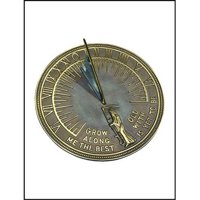 Brass Father Time Sundial