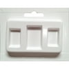 Plaster Casting Mold 3.5"X4.25"-Rectangles - 3 Cavity