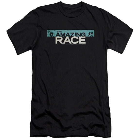 Amazing Race Bar Logo Premium Canvas Adult Slim Fit 30/1 T-Shirt Black