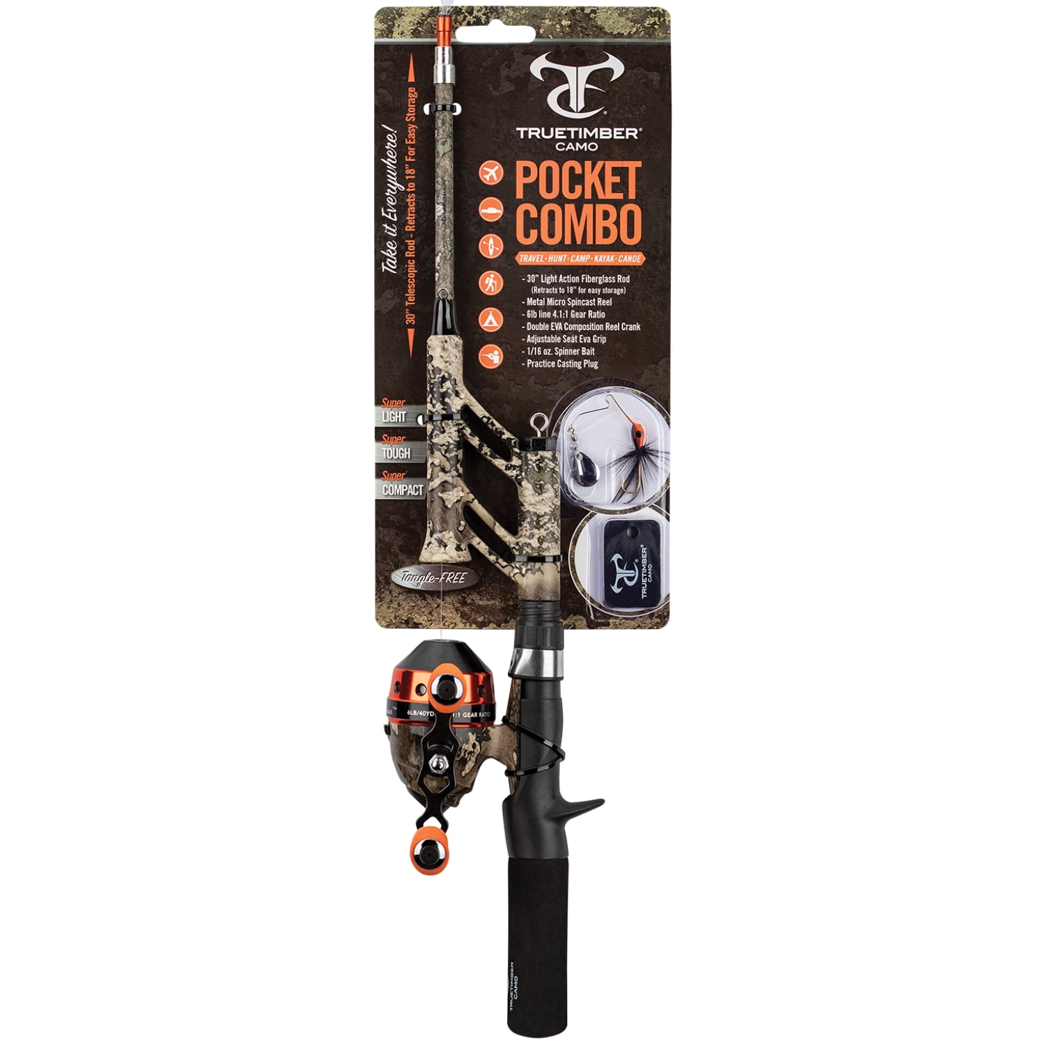 Zebco 808 Boss Hawg Spincast Reel and Fiberglass Fishing Rod Zebco 808 Boss Hawg Spincast Reel and Fiberglass Fishing Rod