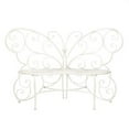 thumbnail image 1 of White Butterfly Garden Bench, 1 of 1
