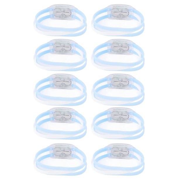 Pulsera con brillo de bandera nacional, 10 piezas Abanicos con brillo de bandera nacional Accesorios luminosos para animar Partido de fútbol Pulsera para animar Rendimiento lleno de energía