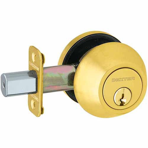 Schlage Lock Company JD62V605 Schlage Double Cylinder Deadbolt, Bright
