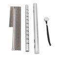 thumbnail image 1 of Barbecue de camping compact et portable, tube pliable en acier inoxydable pour randonneurs en plein air, 1 of 4