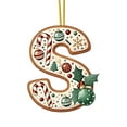 thumbnail image 4 of Christmas Tree Decorations Christmas Tree Decoration 2D Acrylic Decoration Letter Pendant with 26 Letters Christmas Hanging Decoration Diy Crafts Christmas Home Decoration Christmas Tree Ornaments, 4 of 5