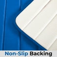 thumbnail image 3 of 1 Piece Striped Design Solid Memory Foam Bathroom Rug Set Non-Slip, 3 of 5