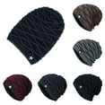 thumbnail image 2 of Winter Solid Color Man Hat Knitted Beanie Ski Cap Warm Keeper Fashion Gift, 2 of 10