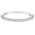 thumbnail image 3 of Half-Eternity Pave-Set Diamond Stacking Ring 14k White Gold (0.25ct), 3 of 3