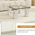 thumbnail image 4 of SUDICA 24x24 Inch Tempered Glass Table Top with Anti-slip Rings for Dining & Kitchen, 4 of 8