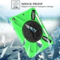 thumbnail image 3 of Dteck Case For Apple iPad 10.2" 8th Generation 2020 Released,Shockproof Armor Rugged Rubber Hard Back Heavy Duty Protective Hard Strap Kickstand iPad 7th Gen 10.2" 2019 Cover,Green, 3 of 6