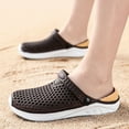 thumbnail image 2 of VNKIDY Versatile Men Shoes Flops Hollow Casual Couple Beach Unisex Out Sandal Flip Men Rain Shoes Solid Color Summer Autumn, 2 of 7