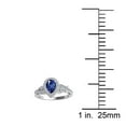 thumbnail image 2 of AoneJewelry 10K Sapphire and Diamond Ring In 1.00 Carat Solid White & Yellow Gold, 2 of 4