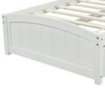thumbnail image 4 of Platform Bed Frame with Drawers for Kids Teens, Pine Wood Bed Frame Twin Size No Box Spring Needed, White, LJ714, 4 of 7