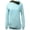 Lake Blue, variant on Women's Casual Pullover Funnel Collar Hooded Sweatshirt