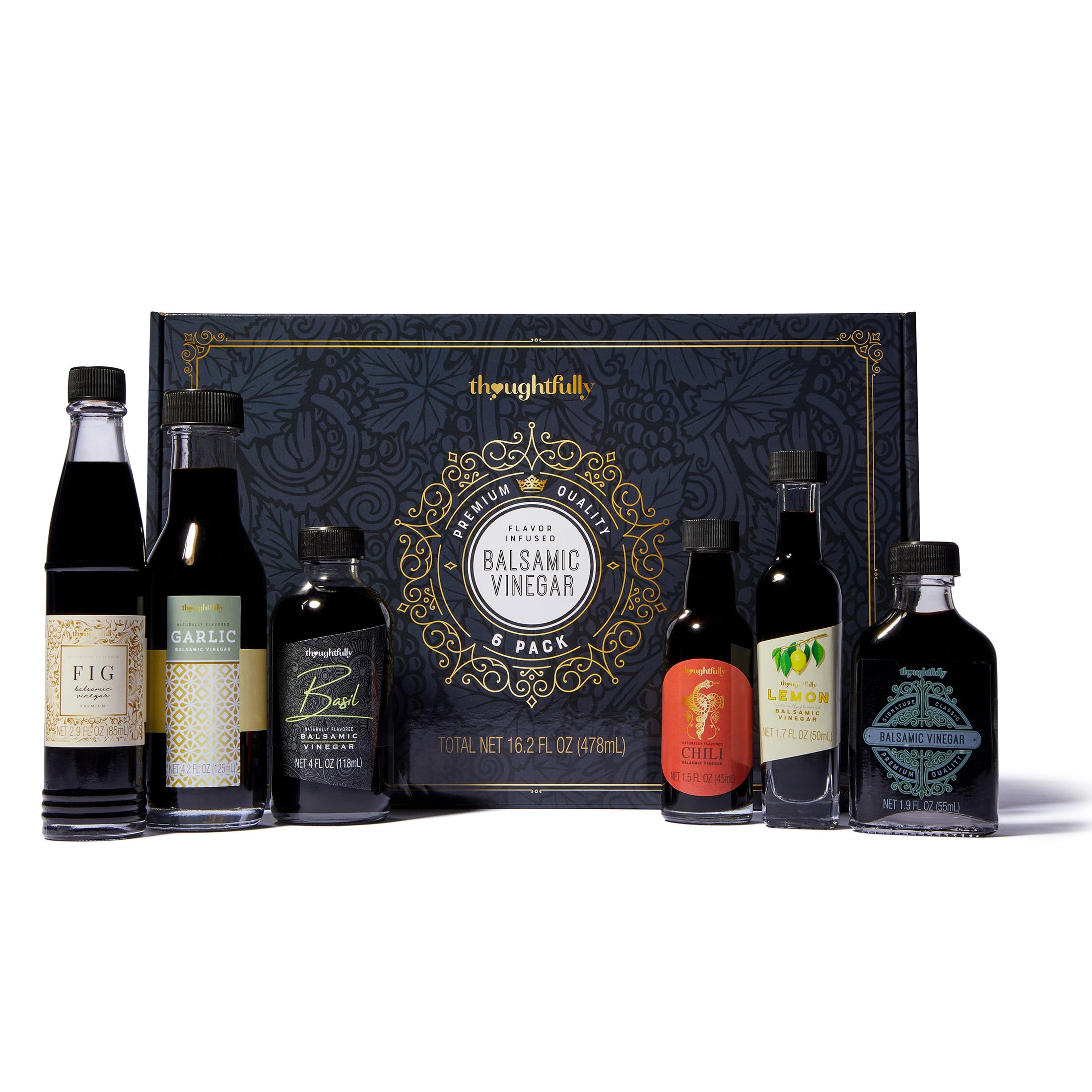 Thoughtfully Gourmet, Balsamic Vinegar Gift Set, Set of 6