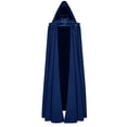 thumbnail image 1 of Capa con capucha de terciopelo rojo: capa de disfraz renacentista medieval para Halloween, cosplay y eventos, 1 of 4