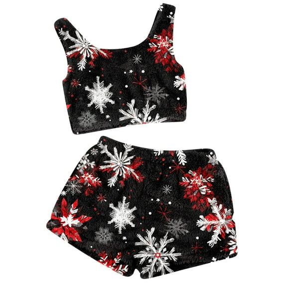 Christmas Pjs For Women 2 Piece Silk Pjs Cami Top And Shorts Pj Set Christmas Lounge Sets Cute Pj Sets Woman