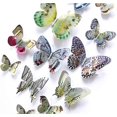 thumbnail image 2 of Wekity Mixed of 12PCS 3D Pink Butterfly Wall Stickers Decor Art Decorations (Silver), 2 of 5