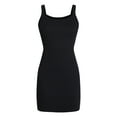 thumbnail image 4 of No Boundaries Sleep Ribbed Slip Dress, Women’s XXS-3X, 4 of 4