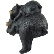 6 Black Bear Shelf Snoozers Rustic Home Office Decor Figurine
