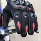 thumbnail image 5 of Guantes de motocicleta con nudillos duros Powersports Racing guantes antideslizantes con dedos completos para deportes al aire libre rojo XL, 5 of 12