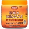 African Pride Shea Miracle Moisture Intense Buttery Leave In Cream Hair Moisturizer for Wavy, Curly, Coily Hair with Shea Butter, 6 oz.
