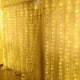 thumbnail image 3 of Cortina de luces LED con USB, 8 modos de iluminación, adornos navideños para dormitorio, sala de estar, fiesta, decoración del hogar, decoración interior y exterior, 3 of 5