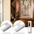4 Sets Guide Sheet Deadbolt Installation Kit Door Safety Strike Plate